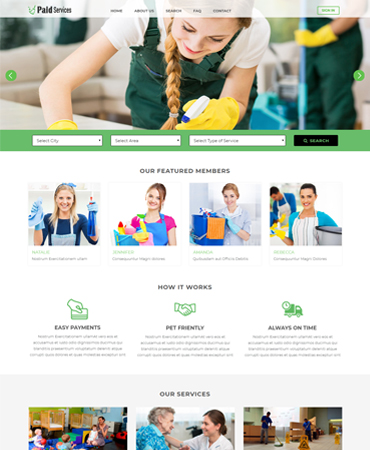 Care Services Booking Website Script